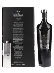 Macallan Rare Cask Black The Quaich Co. Pewter Hip Flask 70cl / 48%