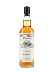 Springbank 1996 15 Year Old Special Reserve Cask 477