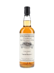 Springbank 1996 15 Year Old Special Reserve Cask 477