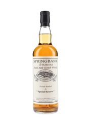 Springbank 1996 15 Year Old Special Reserve Cask 477