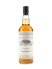 Springbank 1996 15 Year Old Special Reserve Cask 477 Private Cask Bottling 70cl / 46%