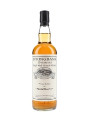 Springbank 1996 15 Year Old Special Reserve Cask 477