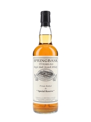 Springbank 1996 15 Year Old Special Reserve Cask 477