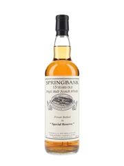 Springbank 1996 15 Year Old Special Reserve Cask 477