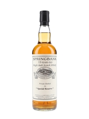 Springbank 1996 15 Year Old Special Reserve Cask 477
