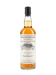 Springbank 1996 15 Year Old Special Reserve Cask 477 Private Cask Bottling 70cl / 46%