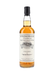 Springbank 1996 15 Year Old Special Reserve Cask 477