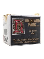Highland Park 12 Year Old Bottled 1980s - Screen Printed 6 x 75cl / 40%