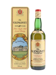 Glenlivet 12 Year Old Bottled 1980s - Classic Golf Courses St Andrews 75cl / 40%
