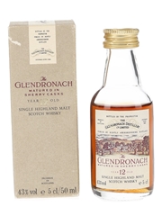 Glendronach 12 Year Old Sherry Cask Bottled 1980s-1990s 5cl / 43%