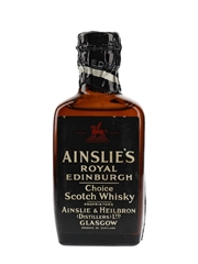 Ainslie's Royal Edinburgh Spring Cap Bottled 1950s 5cl