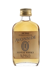 Avonside 100 Proof Bottled 1960s - James Gordon 5cl / 57%