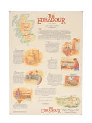 Edradour 10 Year Old Bottled 1990s - Includes Edradour Poster 70cl / 40%