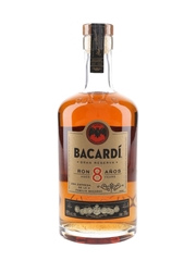 Bacardi 8 Year Old Gran Reserva Bottled 2015 70cl / 40%