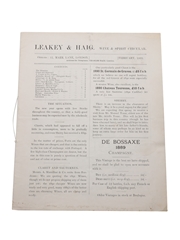 Leaky & Haig Wine & Spirit Circular, February 1893