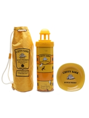 Cutty Sark Lighthouse Tin, Bottle Bag & Ashtray