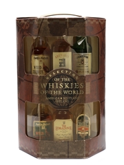 Whiskies Of The World Set Aberlour, Jameson, Wild Turkey, Edradour & Black Bush 6 x 5cl