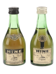 Hine 3 Star & VSOP Bottled 1970s-1980s 2 x 5cl / 40%