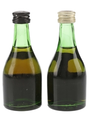 Hine 3 Star & VSOP Bottled 1970s-1980s 2 x 5cl / 40%