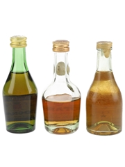 Fromy, Gaston de Lagrange & Otard Bottled 1960s & 1970s 3 x 4cl-5cl / 40%
