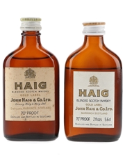 Haig's Gold Label Bottled 1960s-1970s 2 x 5.6cl / 40%