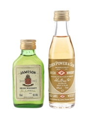 Jameson & John Power & Sons Gold Label Bottled 1980s 5cl & 7.1cl / 40%