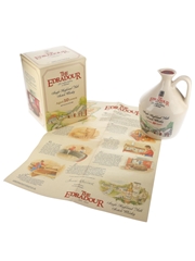 Edradour 10 Year Old Ceramic Decanter Bottled 1980s - Includes Edradour Poster 75cl / 43%
