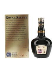 Royal Salute 21 Year Old Bottled 2012 - Green Wade Ceramic Decanter 70cl / 40%
