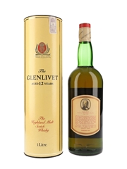 Glenlivet 12 Year Old Bottled 1980s - Duty Free 100cl / 43%