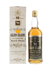 Glen Elgin 12 Year Old Bottled 1970s - White Horse Distillers 75cl