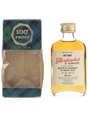 Glenfarclas Glenlivet 8 Year Old 100 Proof Bottled 1960s-1970s - Grant Bonding Co. 5cl / 57%