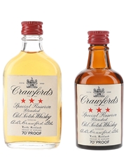 Crawford's 3 Star Special Reserve Bottled 1970s 2 x 5cl / 40%