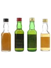 Big T, Black Bottle, Cairns & Peter Dawson Bottled 1970s & 1980s 4 x 4.7cl / 40%