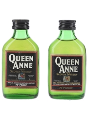 Queen Anne Rare Scotch Whisky Bottled 1970s 2 x 5cl / 40%
