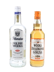 Polmos Polonaise & Wodka Zoladkowa Gorzka Bottled 2000s 50cl & 70cl / 40%