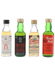 DL 13, Eaton's Special Reserve & King Of Scots Bottled 1980s - Douglas Laing 4 x 5cl / 40%