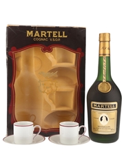 Martell Medaillon VSOP Gift Pack Bottled 1980s - SDNP 68cl / 40%