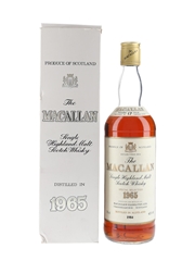 Macallan 1965 17 Year Old John Menzies