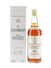 Macallan 1963 Bottled 1970s-1980s 75.7cl / 43%