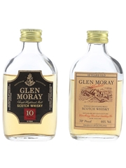 Glen Moray 10 Year Old Bottled 1970s & 1980s 2 x 5cl / 40%