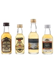 Assorted Blended Whisky Chivas Regal, Grand Marnier, Scotia Royale, Stewarts Cream Of The Barley 4 x 3cl-5cl