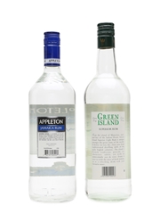 Appleton White & Green Island Superior Rum  2 x 100cl / 38.5%