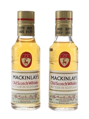 Mackinlay's Old Scotch Whisky Bottled 1960s 2 x 5cl / 40%