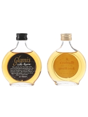 Glamis Castle Reserve & Morton's Bottled 1970s 2 x 5cl