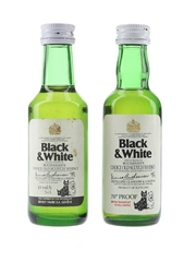 Buchanan's Black & White Bottled 1970s 2 x 5cl