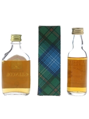 MacDonald's Glencoe & Highland Fusilier 8 Year Old Bottled 1980s 2 x 5cl