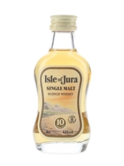 Isle Of Jura 10 Year Old Bottled 1980s 5cl / 43%