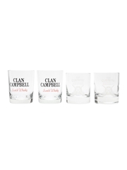 Clan Campbell & The Claymore Whisky Tumblers  