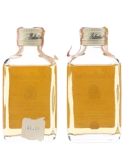 Ballantine's Finest Bottled 1970s - 21 Brands 2 x 4.7cl / 43%