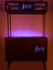 Sailor Jerry Bar Light Up Bar With Amplifier & Speakers 237cm x 141cm x 63cm
